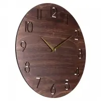 Часы настенные, интерьерные, бесшумные, d-35 см, дерево, открытые Часы настенные, интерьерные, бесшумные, d-35 см, дерево, открытые