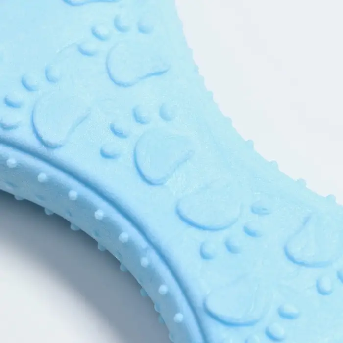 Плавающая игрушка для собак Пижон Premium &laquo;Лапки&raquo;, 10.5&times;5.5&times;2 см, вспененный TPR, голубая