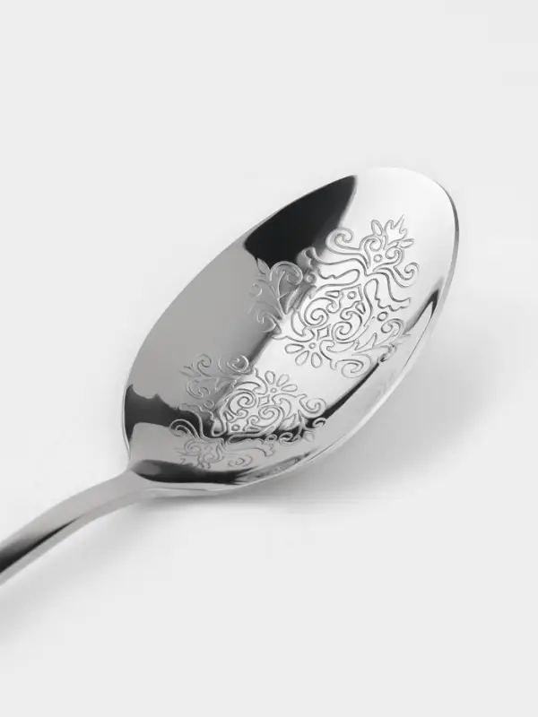 Набор столовых ложек Доляна &laquo;Эмили&raquo;, длина 20.5 см, 6 шт., нержавеющая сталь, серебристый