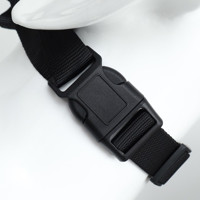 Недоуздок-намордник для собак строгий, размер XL, ОM  23-34 см, ОШ 20-28 см, черный Недоуздок-намордник для собак строгий, размер XL, ОM  23-34 см, ОШ 20-28 см, черный