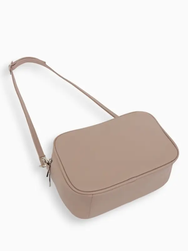 Сумка женская кросс-боди TEXTURA на молнии, 24&times;9&times;15 см, бежевая