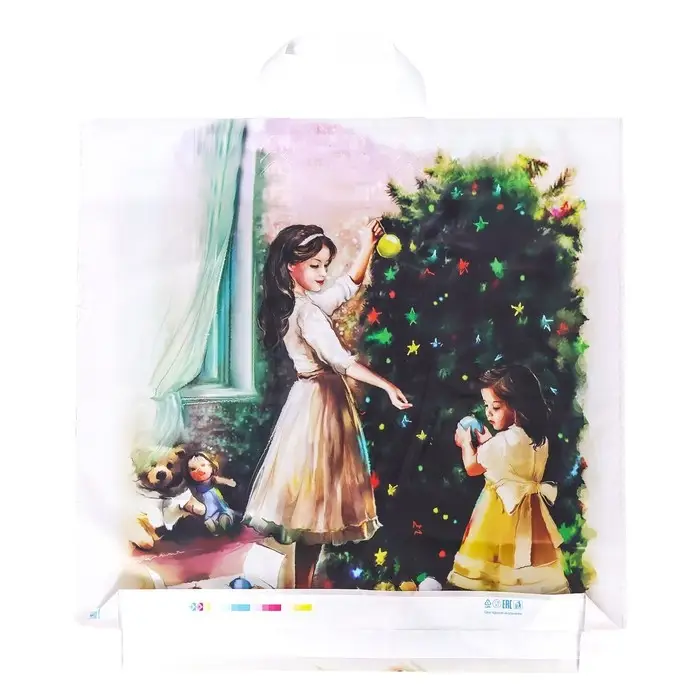 Пакет Пакет "Чудо", полиэтиленовый с петлевой ручкой, 45х45 см, 60 мкм