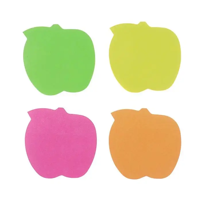 Блок с липким краем, &laquo;Фигурки&raquo;, флуоресцентный, 30 листов, МИКС