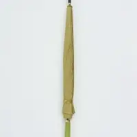 Зонт - трость полуавтоматический &laquo;Однотон&raquo;, 16 спиц, R=51/60 см, d=102 см, светло-зелёный