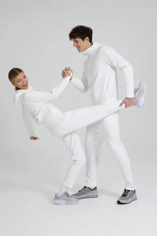 Куртка с капюшоном унисекс Begi, молочно-белая, размер S Куртка с капюшоном унисекс Begi, молочно-белая, размер S