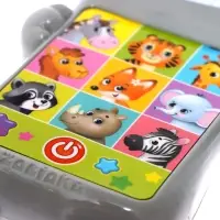 Музыкальный телефончик &laquo;Любимый котик&raquo;, новогодний, звук, свет, цвет серый