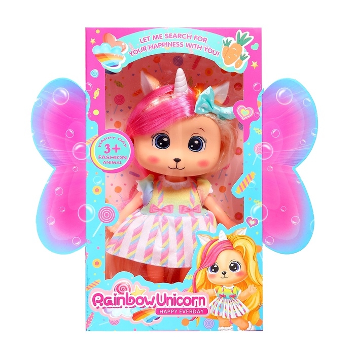 Кукла «Радужный единорог», МИКС