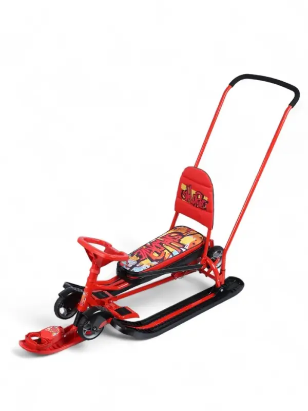 Снегокат «Тимка спорт 6» с граффити, с родительской ручкой, ТС6/GR Nika Снегокат «Тимка спорт 6» с граффити, с родительской ручкой, ТС6/GR Nika