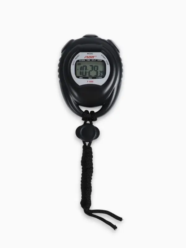 Секундомер FLOTT, 8.2&times;6.5&times;2 см, 1 отсечка, будильник, часы, календарь