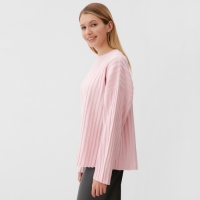 Джемпер вязаный женский MINAKU:Knitwear collection цвет розовый, р-р 50-52