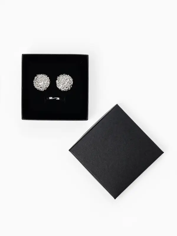 Коробочка подарочная под набор &laquo;Минимал&raquo;, 9&times;9 см, (полезная часть 8.5&times;8.5 см), чёрная