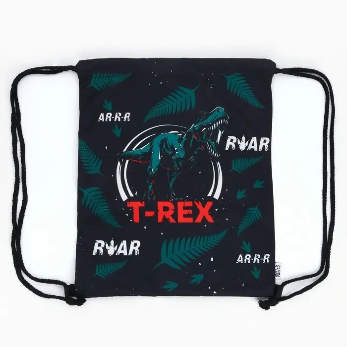 Мешок для обуви, T-REX, (текстиль) 41×34 см Мешок для обуви, T-REX, (текстиль) 41×34 см