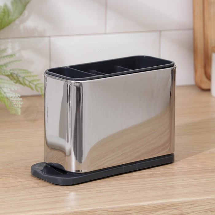 Подставка для столовых приборов Magistro «Металлик», 4 отделения Подставка для столовых приборов Magistro «Металлик», 4 отделения