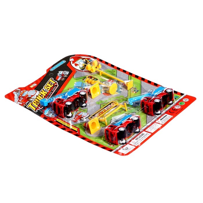 Набор машинок «Пожарная служба», 3 машинки и аксессуары Набор машинок «Пожарная служба», 3 машинки и аксессуары