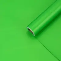 Пленка матовая для цветов, неоновые цвета, зелёная, 0.5&times;10 м, 65 мкм