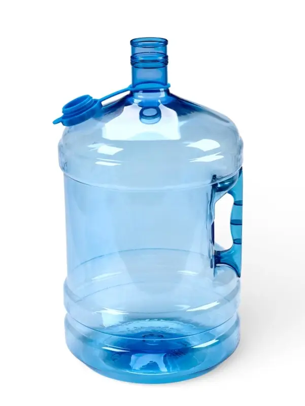Бутыль для кулера, 18.9 л, ПЭТ, многооборотная, с ручкой, с пробкой