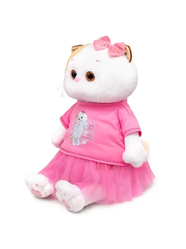 Мягкая игрушка &laquo;Кошечка Ли-Ли&raquo; в розовой футболке и юбке, 53 см