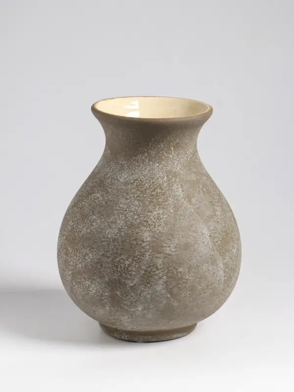 Ваза настольная керамика Ваза настольная керамика "Клето" 20х15 см, серый