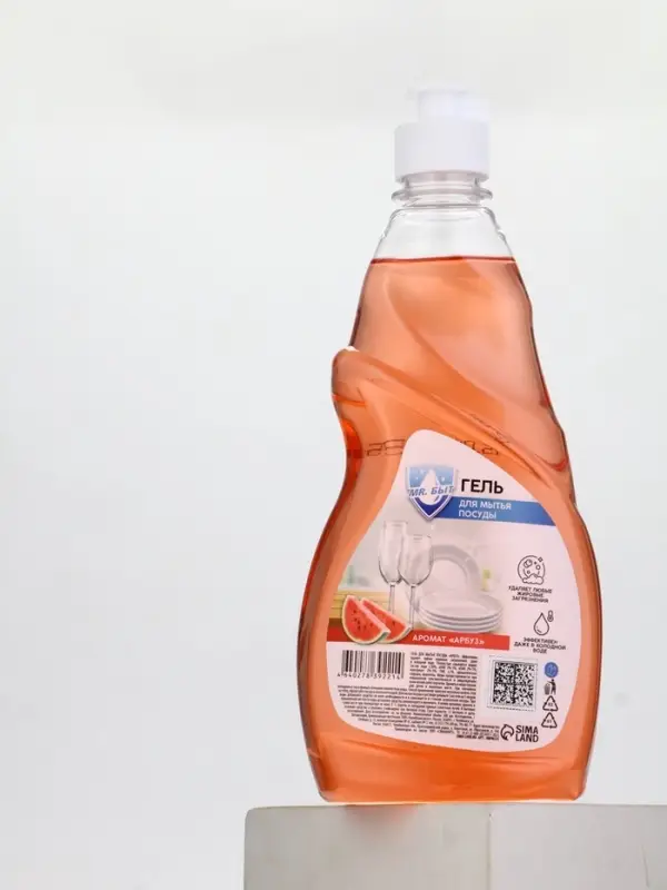 Гель для мытья посуды, 500 мл, аромат арбуз, Mr.Быт