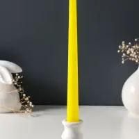 Набор свечей античных 25 см, 3 шт., 58 г, 7 ч, жёлтый
