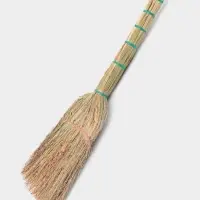 Веник узбекский из сорго 2-х прошивной малый, 55-60 см, ручная работа