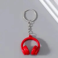 Брелок пластик "Наушники" МИКС 4х3,7х2 см