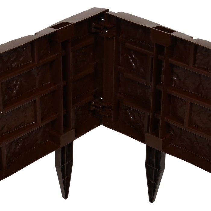 Грядка пластиковая, 4 секции, 45 × 45 × 20 см, шоколад Грядка пластиковая, 4 секции, 45 × 45 × 20 см, шоколад