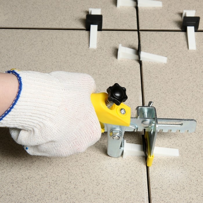 Клещи для системы выравнивания плитки ТУНДРА, пластиковые рукоятки, 230 мм Клещи для системы выравнивания плитки ТУНДРА, пластиковые рукоятки, 230 мм