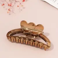 Краб для волос &laquo;Пеги&raquo; дуэт сердец, 13&times;5.5 см, микс