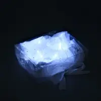 Подарочная коробка с тишью и гирляндой &laquo;Поздравляю&raquo;, 16,5 х 12 х 5 см