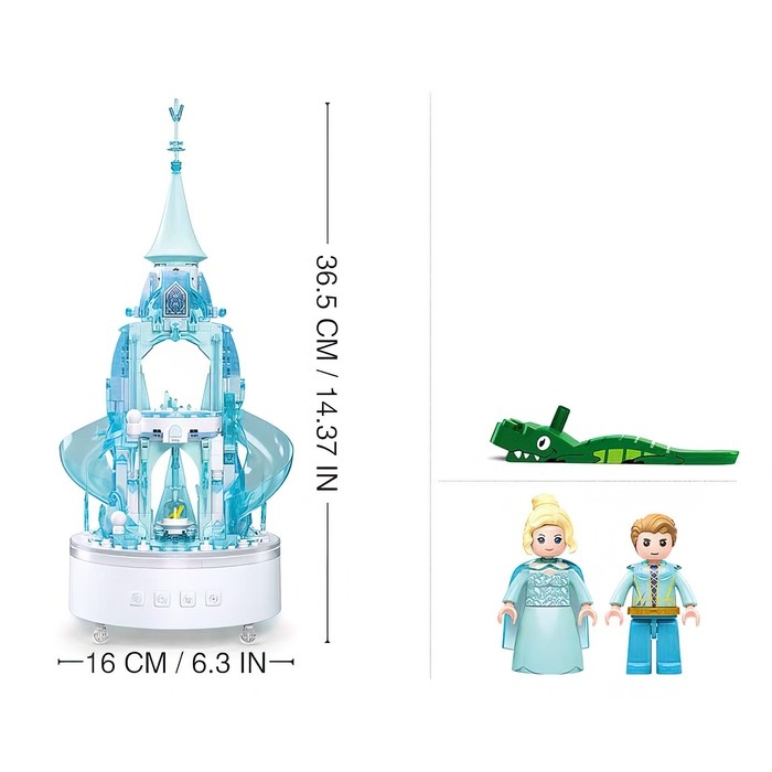 Конструктор &laquo;Розовая мечта. Музыкальная коробочка&raquo;, световые и звуковые эффекты, 420 деталей