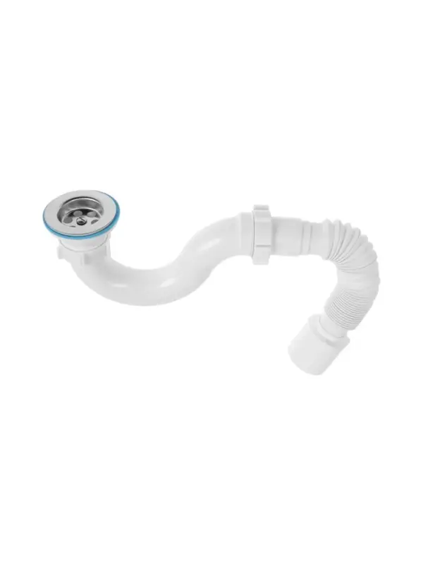 Сифон для душевого поддона ZEIN, 1 1/2&rsquo;&rsquo;*40мм, с гофротрубой 50мм