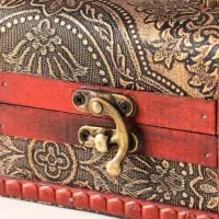 Шкатулка для украшений &laquo;Сундук с ручкой. Лаконичность&raquo;, дерево, 12&times;8&times;8 см