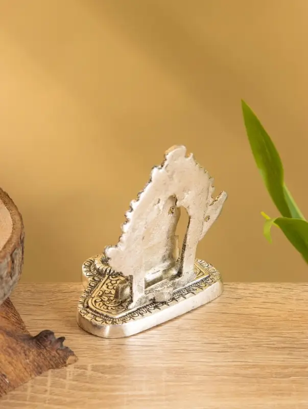 Подставка под благовония  Подставка под благовония "Ганеша в храме" алюминий 6,5х7,5х8,5 см