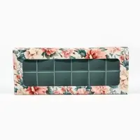 Коробка складная под 12 конфет &laquo;Цветы&raquo;, 3.8&times;10.5&times;26.5 см