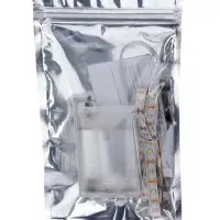 Светодиодная лента Luazon Lighting 1 м, IP20, SMD2835, 30 LED/м, 3хААА, 3000К