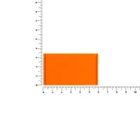 Лейбл из ПВХ Dzeta, M, оранжевый неон