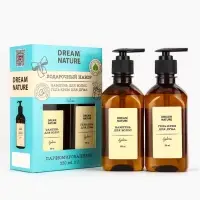 Подарочный набор женский DREAM NATURE Silvia: шампунь и гель-крем для душа по 330 мл