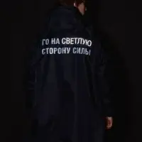 Дождевик «Го на светлую сторону», черный, размер S