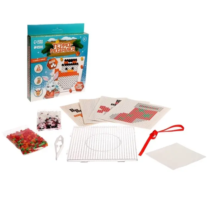 Термомозаика &laquo;Новый год!&raquo; с пинцетом