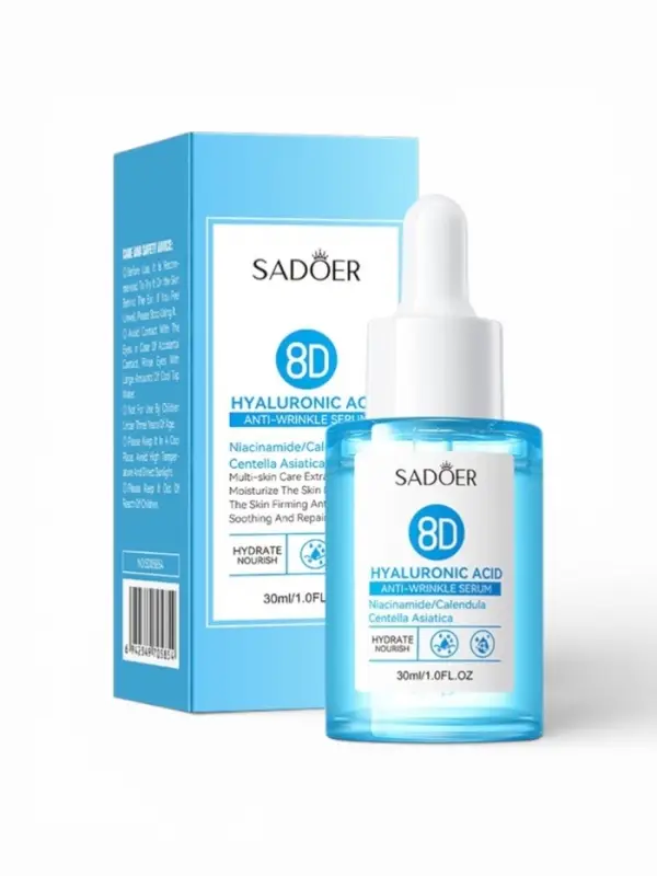 Омолаживающая сыворотка для лица Sadoer с гиалуроновой кислотой, 30 мл