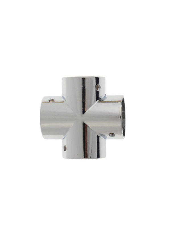 Муфта с 4-мя направлениями ТУНДРА, Х-образная, d=25 мм