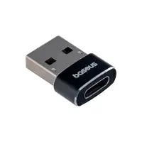 Переходник USB на Type-C 5A Baseus черный CAAOTG-01