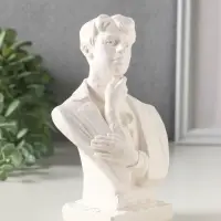 Бюст &laquo;Есенин&raquo;, фигурка гипс, 16 см, белый