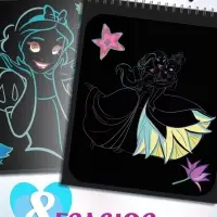 Альбом гравюр &laquo;Принцессы&raquo;, 8 гравюр, цветной фон