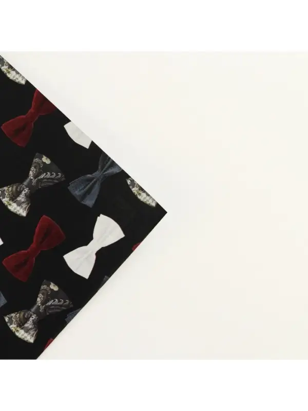 Бумага упаковочная глянцевая двухсторонняя «Мужские бабочки», 70 х 100 см