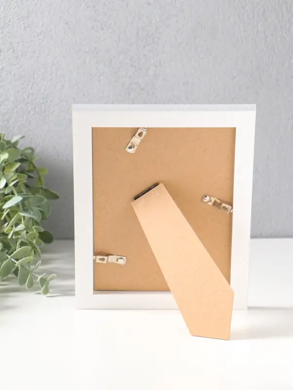 Фоторамка пластик 13х18 см "Остин" бело-серый 21,5х16,5х1,5 см