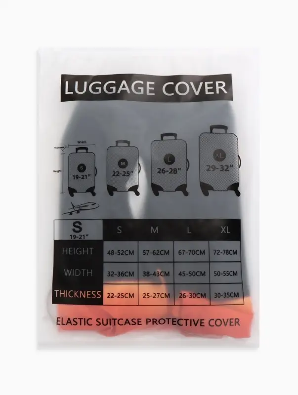 Чехол для чемодана &laquo;Корги&raquo;, 20", чёрный