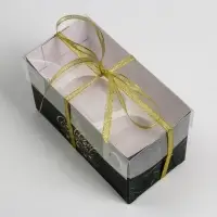 Коробка для капкейка «Ёлочка», 16 х 8 х 10 см
