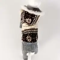 Комбинезон "Лапландия", с подкладом, размер S (ДС 25, ОГ 35, ОШ 25см), серый/бордо Комбинезон "Лапландия", с подкладом, размер S (ДС 25, ОГ 35, ОШ 25см), серый/бордо